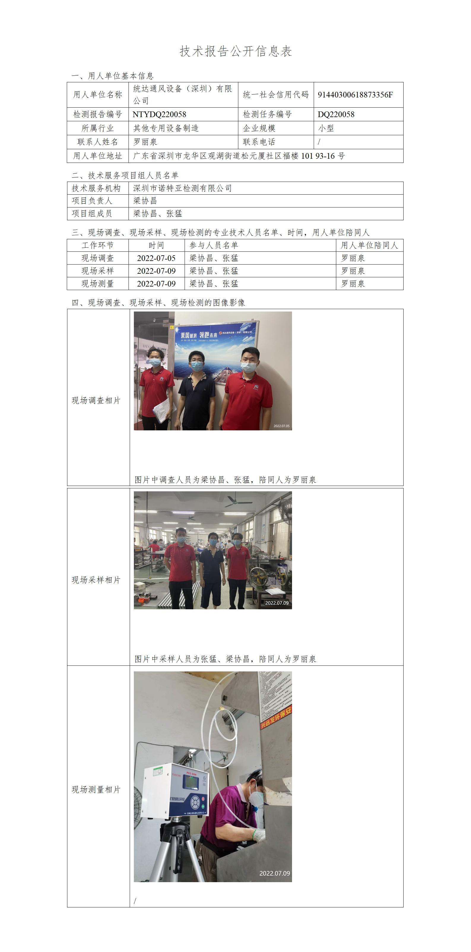 NTYDQ220058-统达通风设备（深圳）有限公司