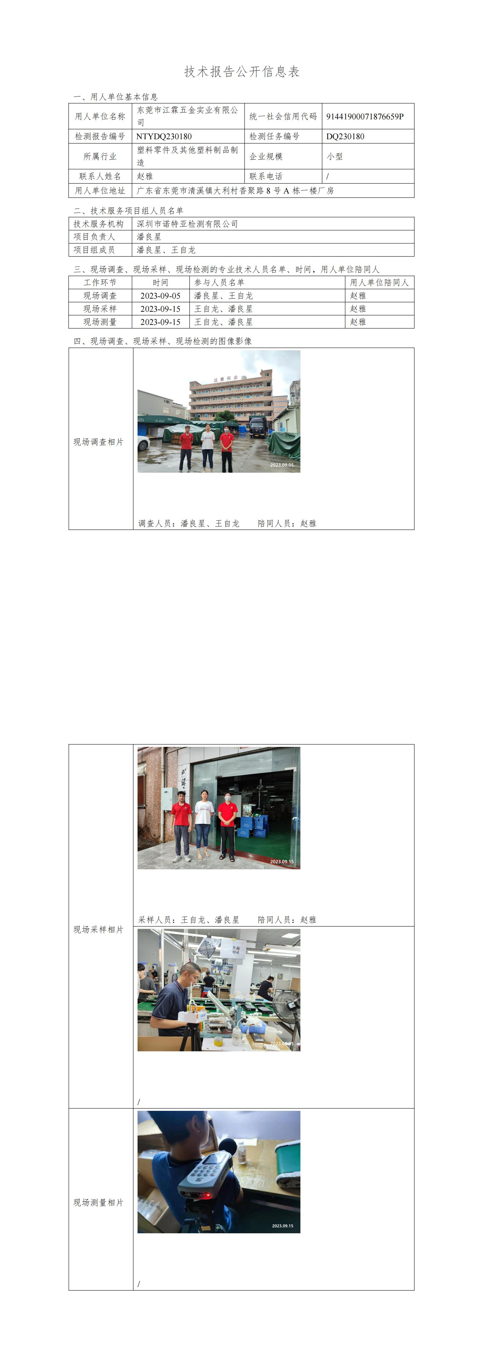 NTYDQ230180东莞市江霖五金实业有限公司