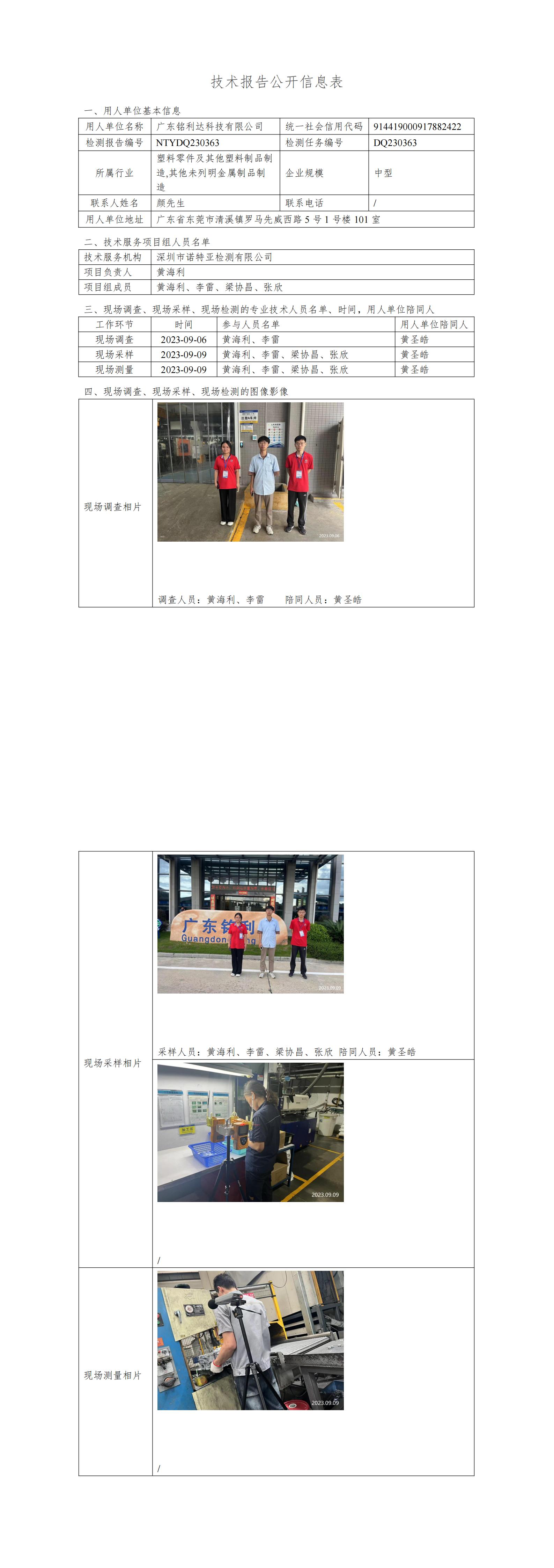 NTYDQ230363广东铭利达科技有限公司