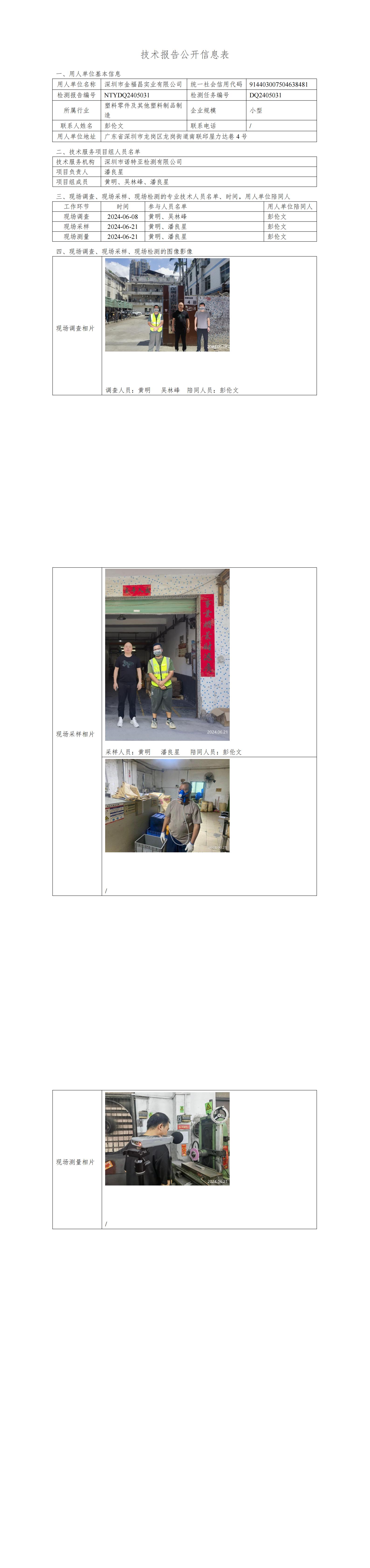 NTYDQ2405031  深圳市金福昌实业有限公司