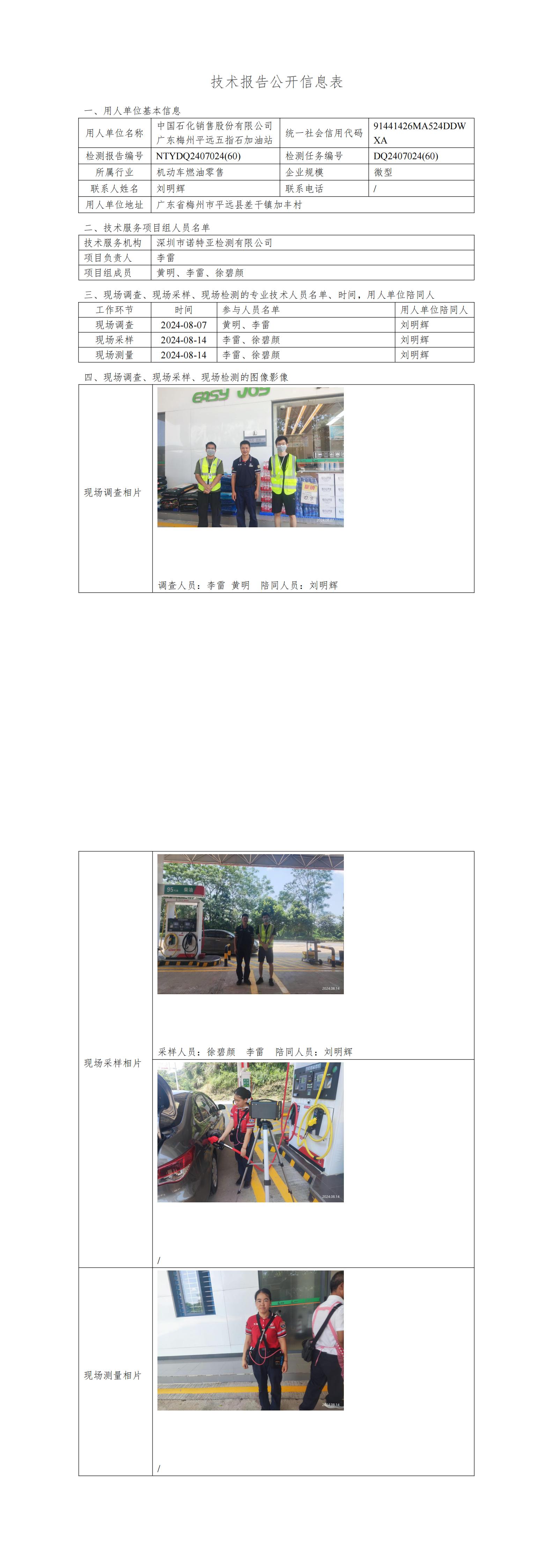 NTYDQ2407024  (60)-中国石化销售股份有限公司广东梅州平远五指石加油站