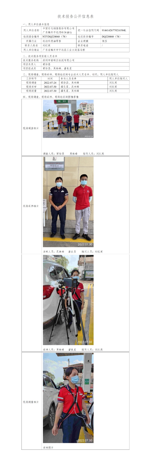 NTYDQ220060（78）-中国石化销售股份有限公司广东梅州平远河岭加油站