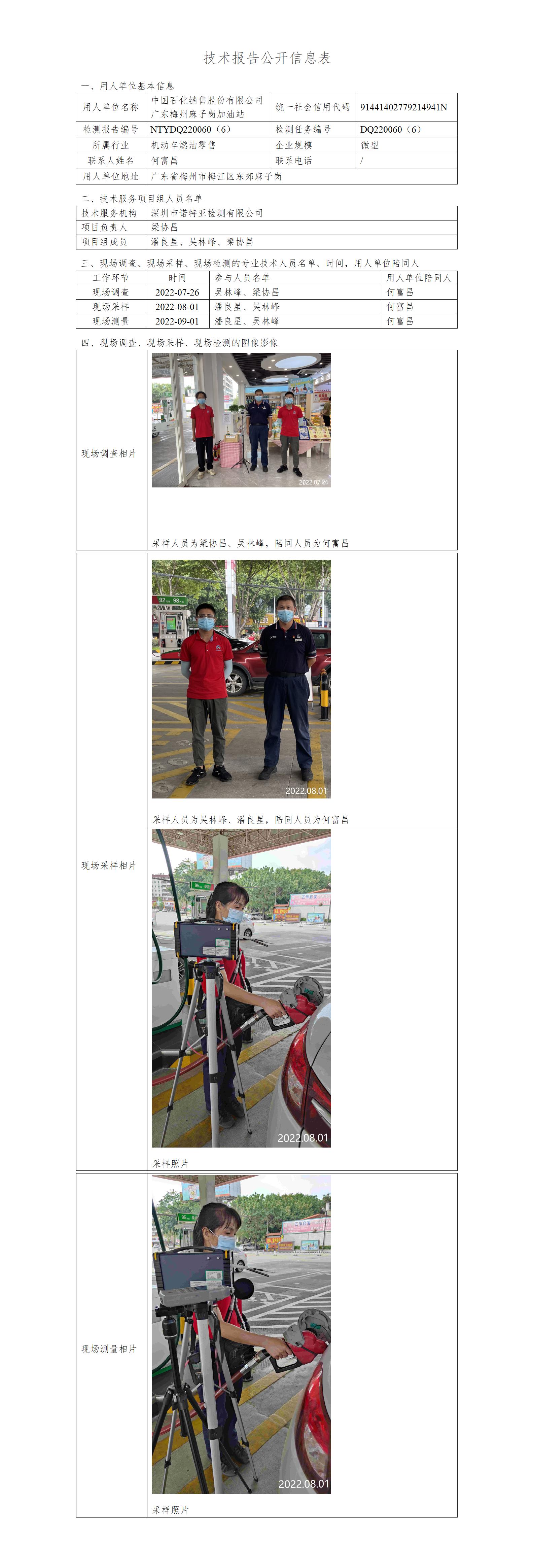 NTYDQ220060（6）-中国石化销售股份有限公司广东梅州麻子岗加油站