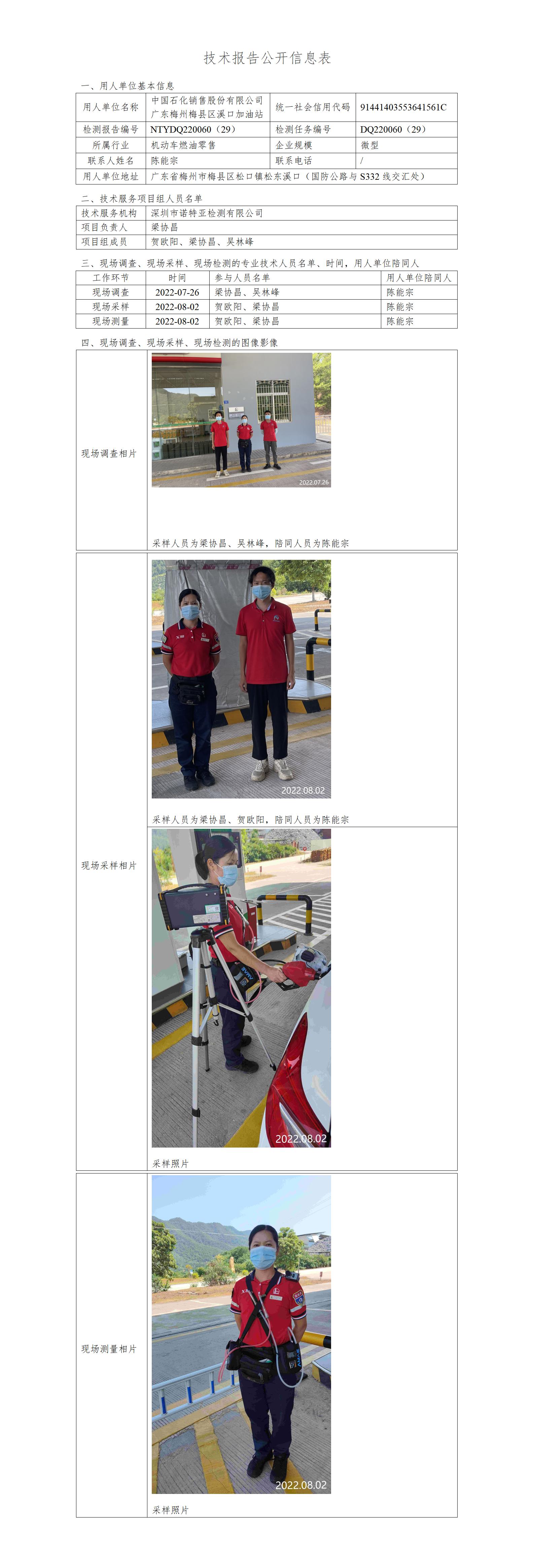 NTYDQ220060（29）-中国石化销售股份有限公司广东梅州梅县区溪口加油站