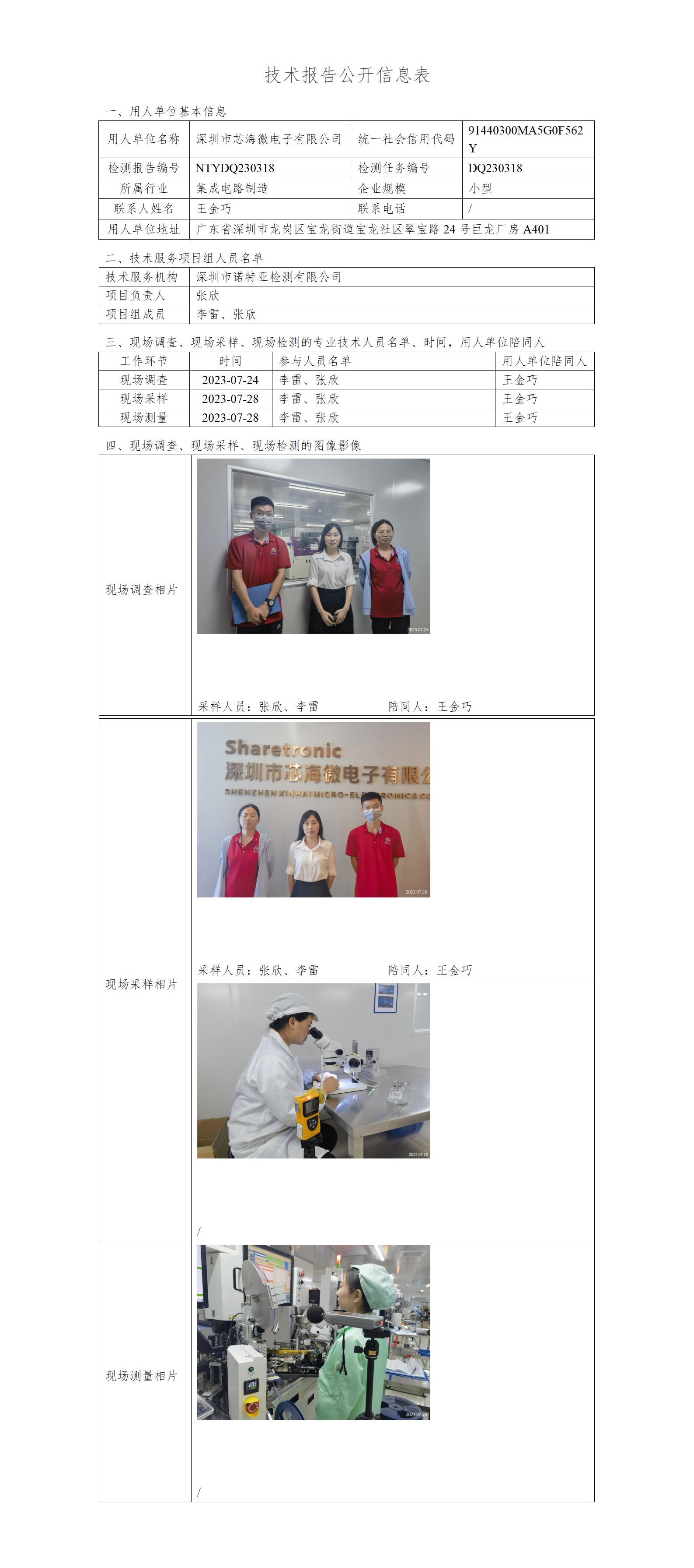 NTYDQ230318-深圳市芯海微电子有限公司